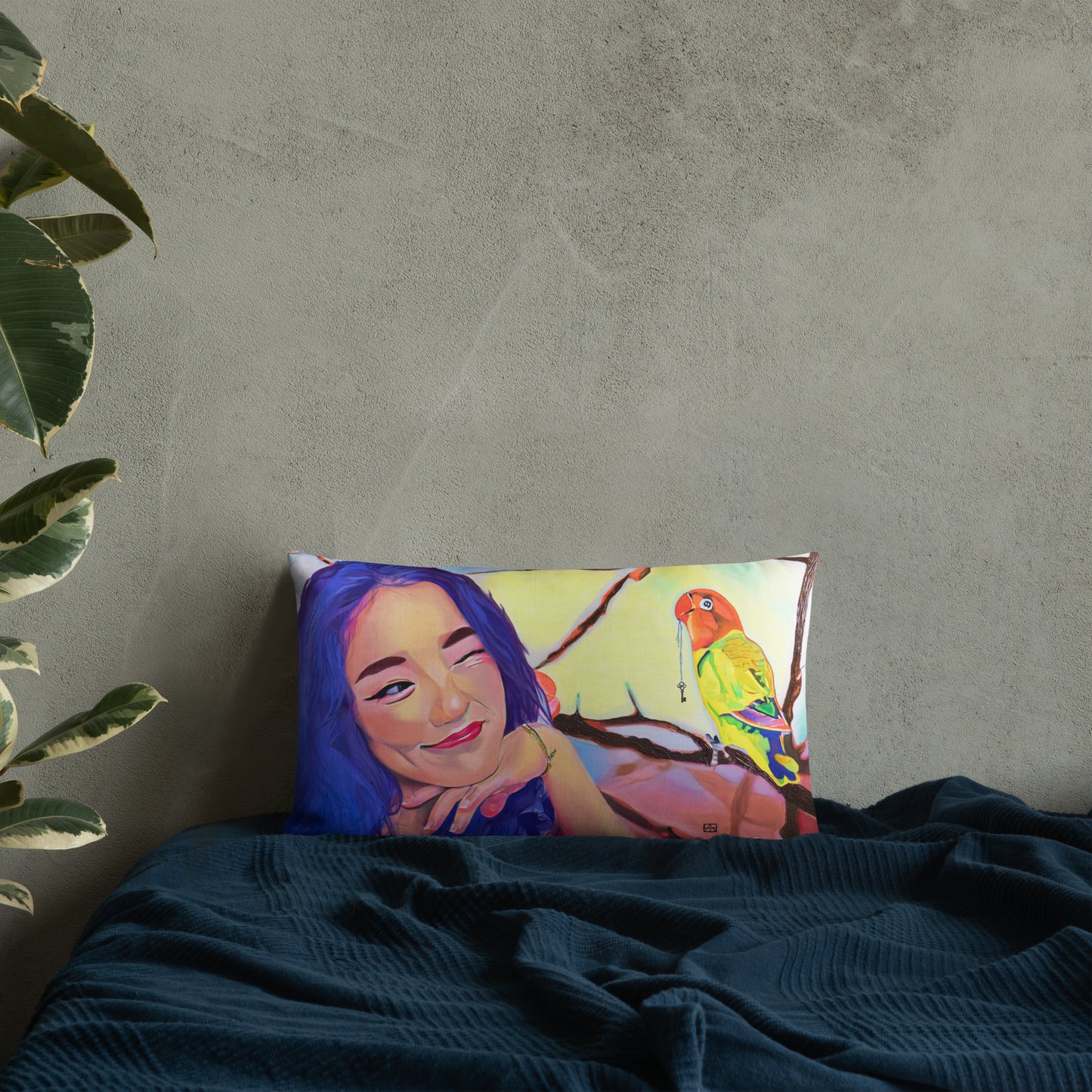 Flirting with Joy Premium Pillow