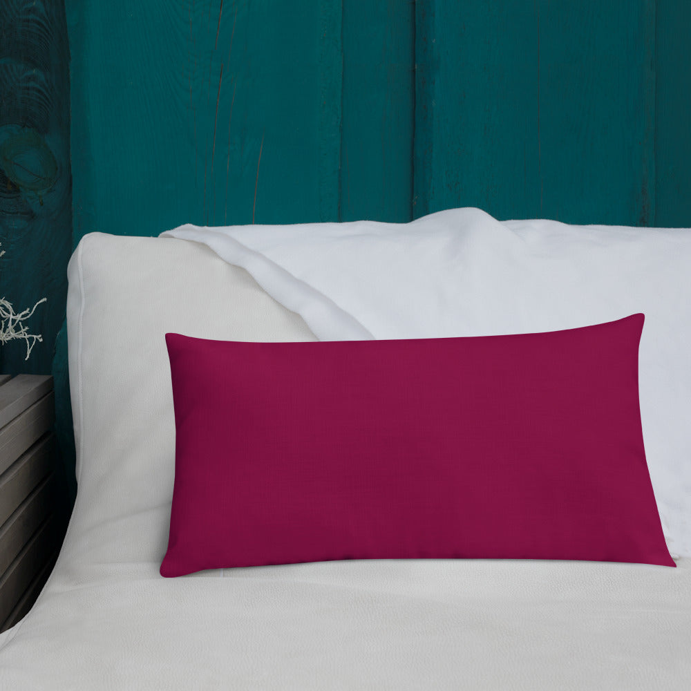 Time Traveler Premium Pillow 20"x12"