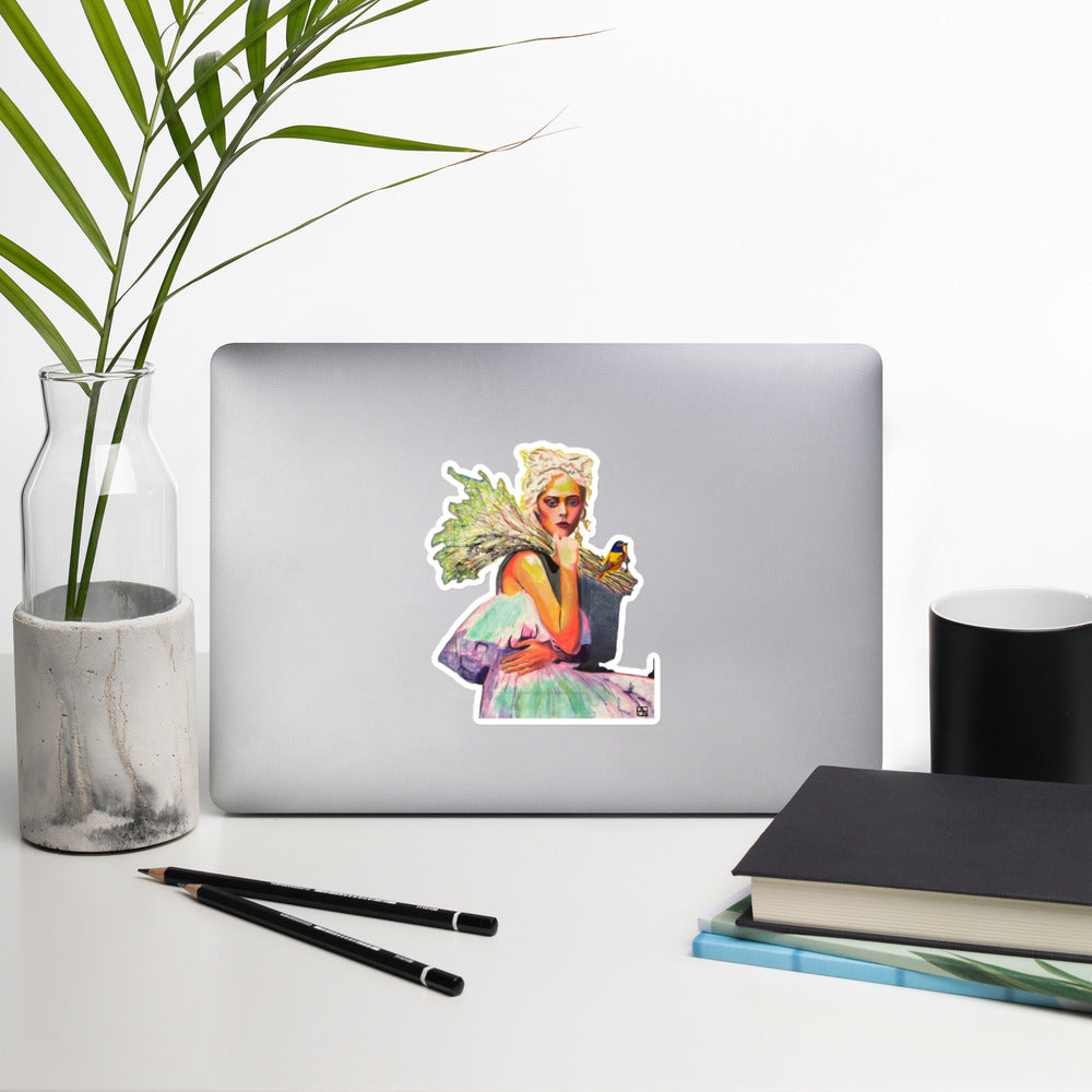Behind the Tree Bubble-free stickers